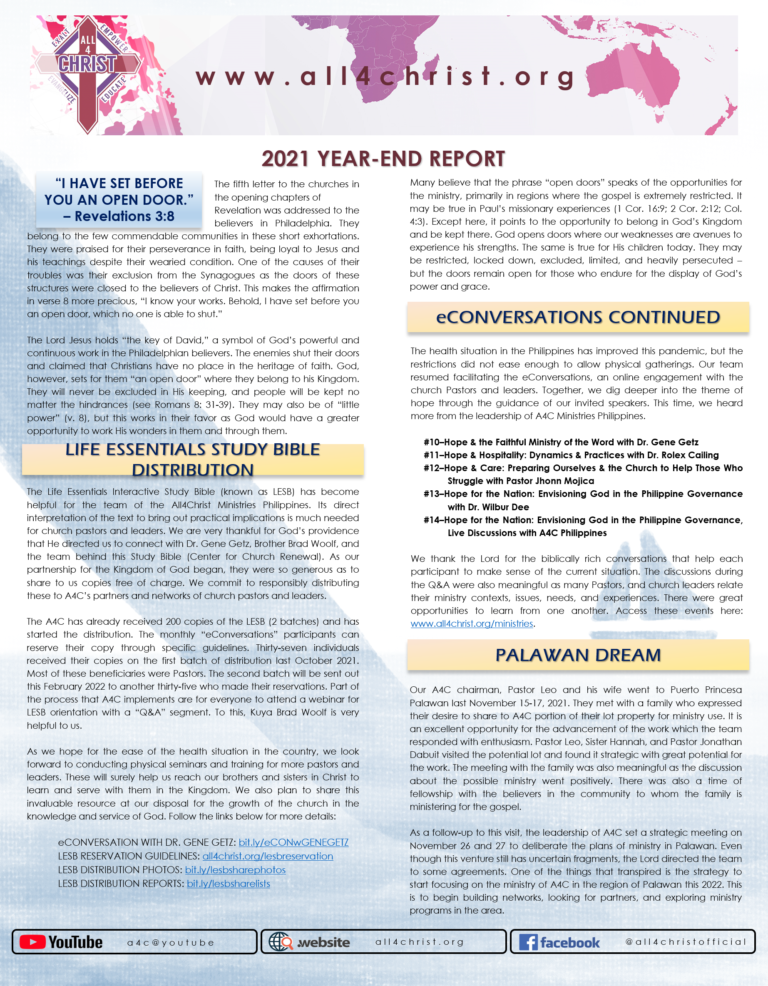 2021 YEAR-END REPORT PG1